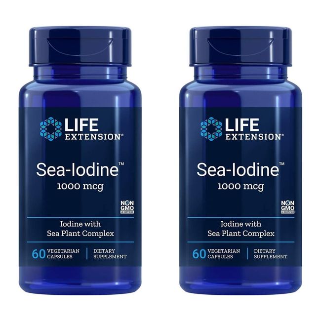 Life Extension Sea-Iodine 1000mcg 60 tablets 2 packs, 1 pc, see product details