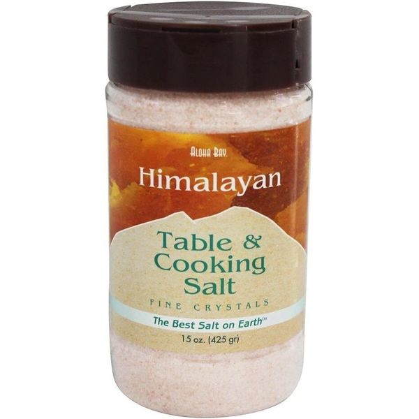 Aloha Bay  Table & Cooking Salt Fine Crystals  15 Oz