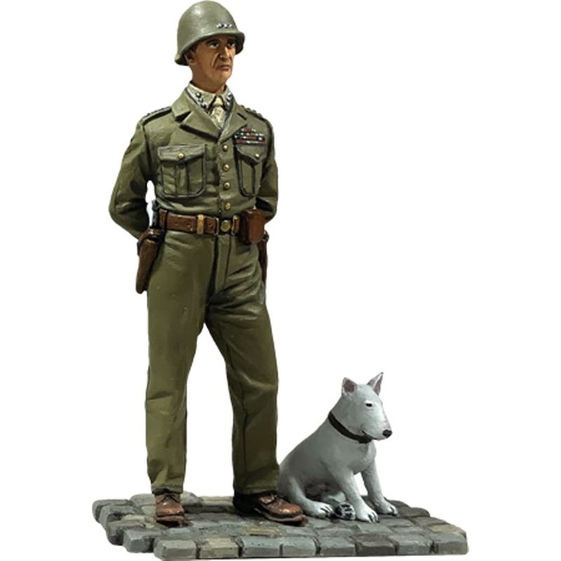 U.S. General George S. Patton Winter (1944-45)1/30 Figure William Britain 10118 | Military Issue