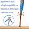 JEOPKO 12Pcs Magnetic Impact Screwdriver Driver Bits Set, Impact Driver Bits Magnetic Screwdriver Bits Pz2 Impact Driver Bits, Screw Bits for Cordless Drill,Screwdriver Bit Sets Screw Bits.