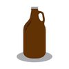CafePress Beer Bottle Sticker Oval Car Bumper Sticker
