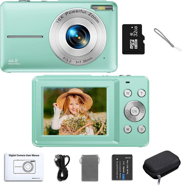 1080P High-Definition Digital Camera 44 Million Photos 16x Digital Zoom  Camera Anti-Shake Proof Home Camera, Perfect