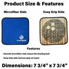 bowlingball.com Bowling Thoughts Microfiber Easy Grip Shammy Towel - 3 Pack