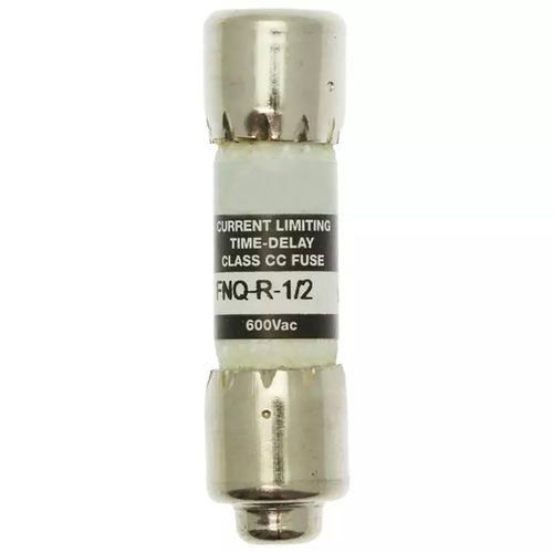PMMCON 2 PCS FNQ-R-1/2 FNQR1/2 FNQR1/2A (0.5 Amp) 600Vac Time Delay Fuse