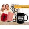 Flairy Land Software Developer Coffee Mug 11oz Black - Happiness Code Runs - Gamer Progammer IT Students Graduation Tech Support Full Stack Coder Engineer