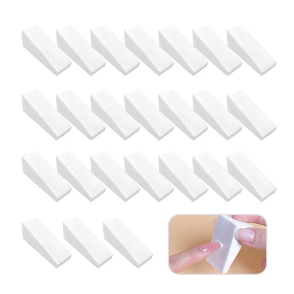 Desenda 24pcs Makeup Sponges Wedges Nail Art Sponges Make Up Wedges Gradient Shaped Nails Art Mini Applicator Wedges Triangle Shape Cosmetic Wedges Face Paint Sponges Set Foundation Beauty Tool