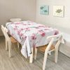 Walmsco Tablecloth Pink Cherry Blossoms Decor For Dining Room Kitchen Rectangular Table Cover 132 * 178cm