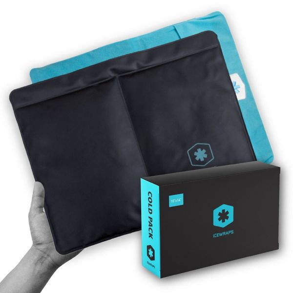 IceWraps 10x14 Flexible Ice Pack With Protective Cover for Cold Therapy - NEW