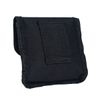 Belt Pouch in Black Fabric 13cm x 14cm