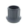 4x Z-Tec Rubber Ferrules 29 mm Grey for Walking Frames