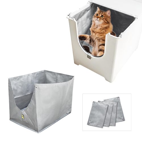 Gibolaby Reusable Flip F Liners, Compatible with Modkat Flip Litter Box, 2 Pack of Durable Flip Liners Type F