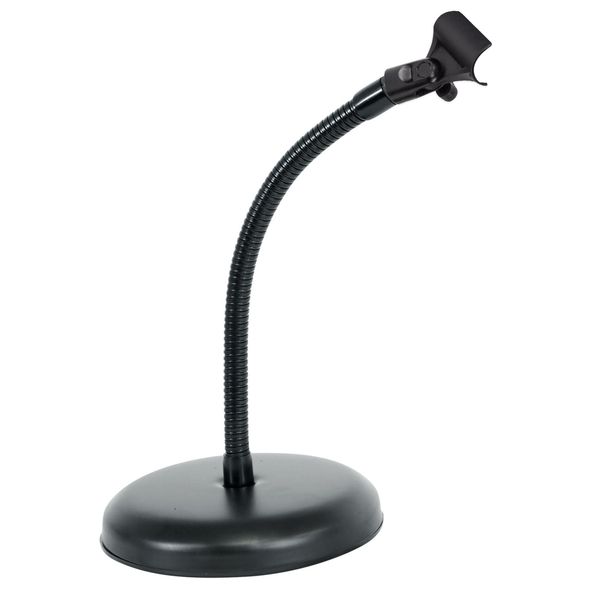 Samson MD5 Desktop Mic Stand w/ Gooseneck Base+Clip 4 Recording, Studio, Podcast