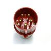 Knightsbridge IP44 Plug 3P+N+E, White Red, 415V 32A