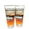 2 loreal men expert face wash icy gel 5oz ea scuffed bottle