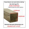 JSP Manufacturing Plastic New Fence Post Black Caps 4X4 (3 5/8") Pressure Treated Wood Made in USA MULITPACK Wholesale Bulk (50)