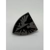 Lego Minifigure, Shield Triangular with Black and Silver Falcon and Rivets B#7