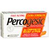 PERCOGESIC XTRA STRENGTH CAPLET 40CT    x 5     (200 total)