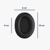 kwmobile Ear Pads Compatible with Mpow 059 Earpads - 2x Replacement for Headphones - Black