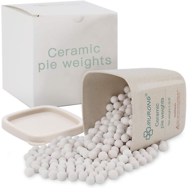 Baking Pie Crust Weights, Reusable Natural Ceramic Pie Weights