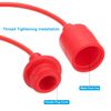 PATIKIL 3/4" NPT ISO-A Hydraulic Quick Disconnect Coupling, 1 Set Flat Face Hydraulic Quick Connect Coupler with Dust Caps Quick Release Coupling Set