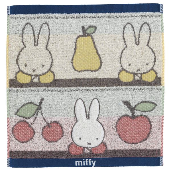 Marushin Miffy Mini Towel, Hand Towel, Face Towel, Bath Towel, 100% Cotton