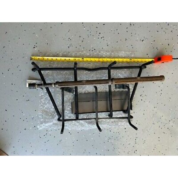 27 inch fireplace grate with gas burner