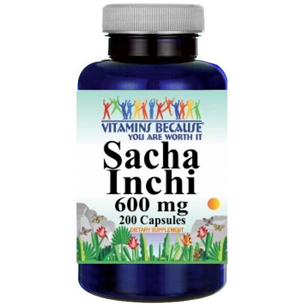 Sacha Inchi 600mg 200 Caps Plukenetia volbills