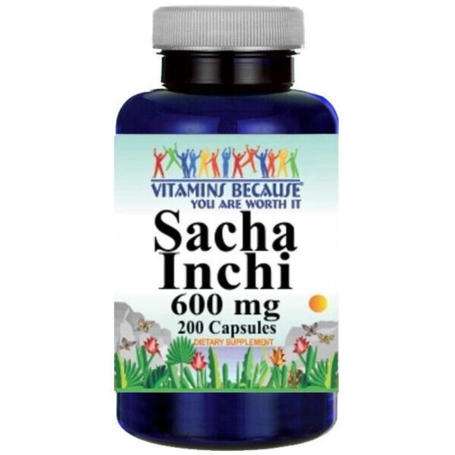 Sacha Inchi 600mg 200 Caps Plukenetia volbills