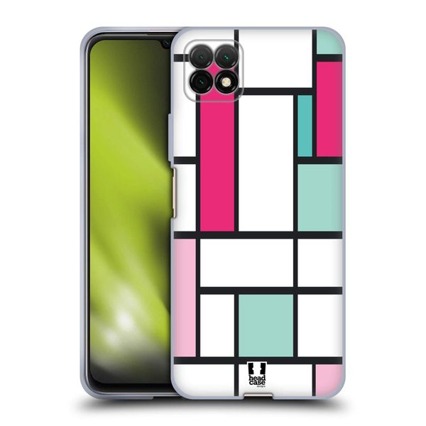 Head Case Designs Blocks Mod Patterns Soft Gel Case Compatible With Huawei Enjoy 20 5G