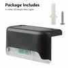 Outdoor Solar LED Step Lights for Fence, Deck, Railing, Walkway, Stairs, Deck