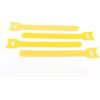 Pasow 50pcs Reusable Fastening Adjustable Cable Ties Wire Management (8 Inch, Yellow)