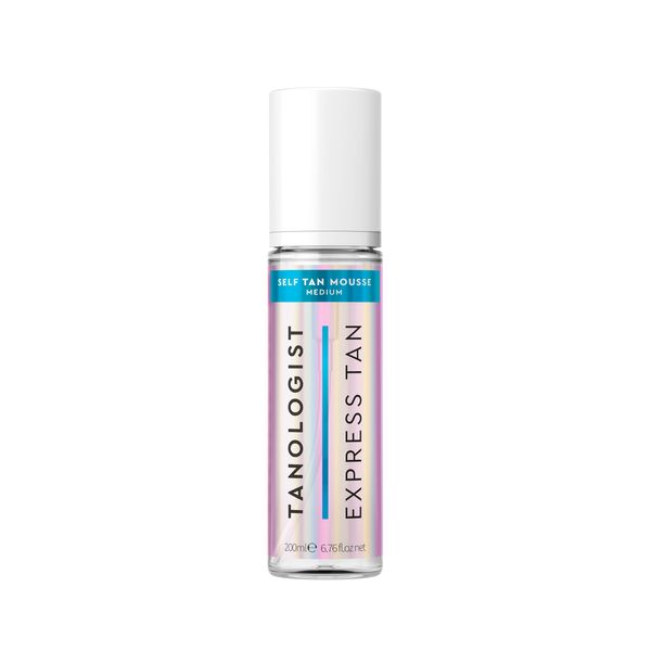 Tanologist Express Medium Self Tan Mousse, 6.76 fl.oz/ 200 ml Bottle