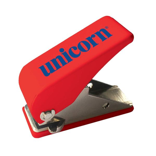 Unicorn Dart Flights Punch | Gives Secure & Positive Flight Grip | Red with Blue Logo