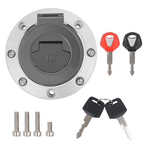 Ignition Switch Fuel Gas Cap Seat Lock Key Set Replacement for Yamaha FJR1300 2001-2005, YZF R1 R6 1992-2004 2007-2013, YZF R6S 2004 2006-2009, FZ6 FZ6S FZ6N 2004-2010