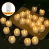 12Pcs Flameless LED Candle Tea Lights Flicker w/ Remote Control Battery Operated