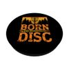 Retro Disc Golf Player Frisbee Lover PopSockets Swappable PopGrip