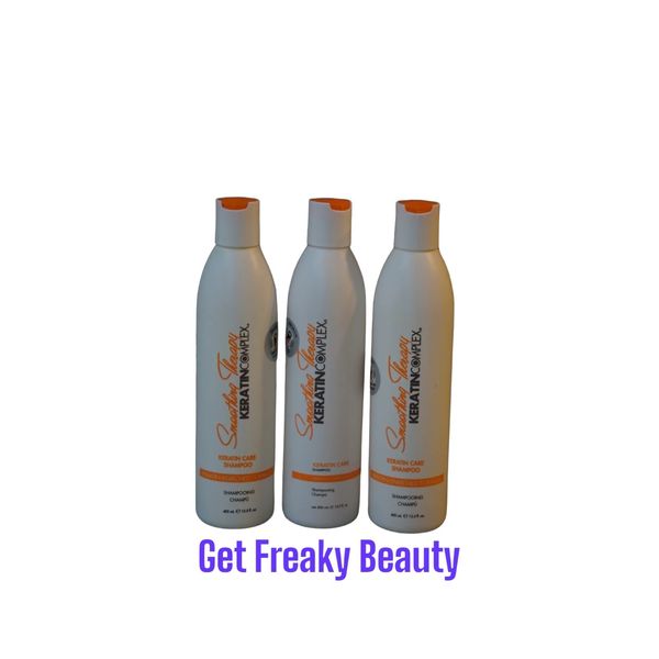 3 PACK. 13.5 oz. Keratin Complex Smoothing Therapy Keratin Care Shampoo. 400ml.