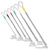 YIBOZI Cable Pulling Grip Sock Kit Heavy Duty Mesh Puller Metal Galvanizing Pulling Grip Flexible Eye Mesh Rope Anti-rust Cable Pulling Socks