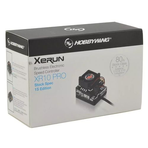 Hobbywing Xerun XR10 Pro 1S Stock Spec 1/12 Sensored Brushless ESC HWA30112751