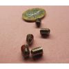 Stainless Self Locking Set Screws, Nylon Patch, Cup, 10-32 x 1/4" Length, 25 Pc