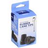 Medline Cane Replacement Tips, Black