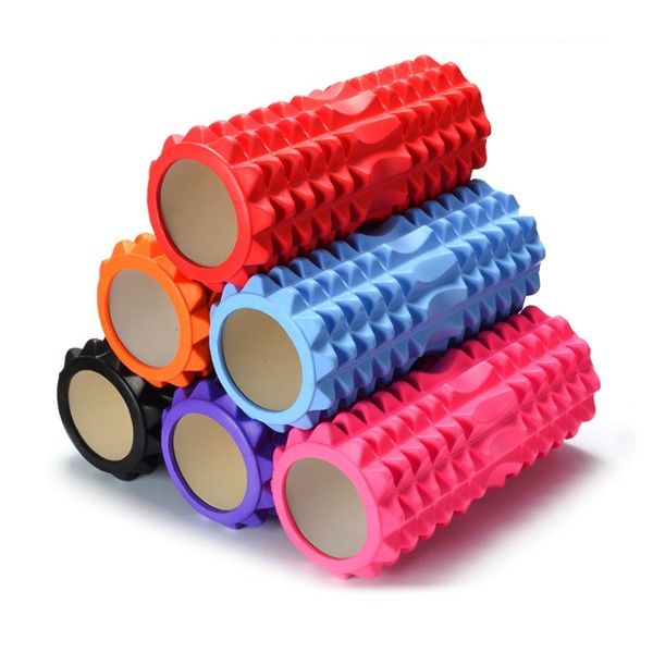 Three-dimensional health foam roller 33cm 45cm 6 types massage yoga stretching exercise goods, C green