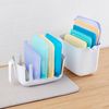 YouCopia Reusable Silicone, White, Bag Drying Rack and Bin Set