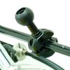 BuyBits Motorcycle Rail/Crossbar Mount & 4 Case/Holder Prong Adapter