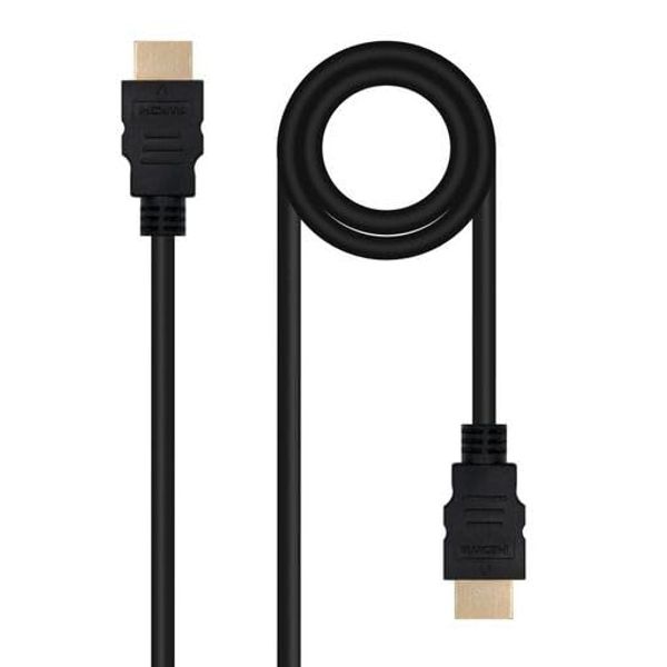 PRENDELUZ HDMI Cable V2.0 4K@60HZ 18Gbps 3M BLACK NANOCABLE