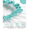 mikimini White Shower Cap for Long Hair 1 Pack, 12 inch large size,Waterproof Washable Hair Caps for Women and Girls, Super Cute and Extra Large