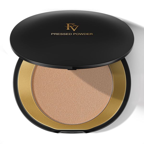 FV Setting Puder Make-up, Compact Finishing Powder für Matte Finish, Wasserfest und Langanhaltend für alle Hauttypen Baking Powder, Vegane Formel, Farbton: Natural Beige