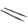 2PCS 4500lbs Cap 49" Square Hay Bale Spear Spike Fork For Tractor Loader Bobcat