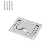 Bitray 2Pcs Marine Hatch Pull Handle Flush Ring Pull Handle 316 Stainless Steel Flush Lifting Handle for Boat Deck Hatch