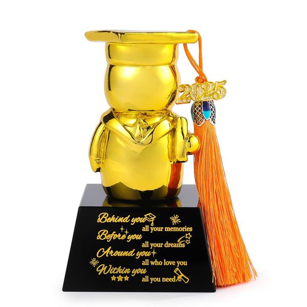 Movdyka Graduation Figurine Gifts Class of 2025 for Her Daughter Friends Graduate School College Personalised Presents for Him Son Master Students